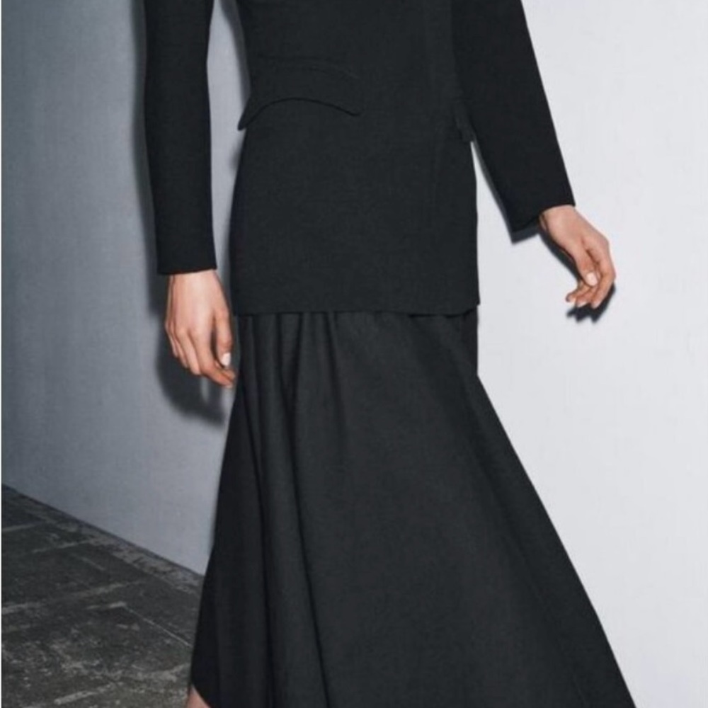 Zara Black Midi Dress - Picture 5 of 7
